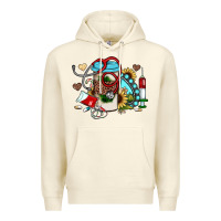 Sandshell Christmas sunflower gemstone nurse Premium Hoodie - JahusDesignShop