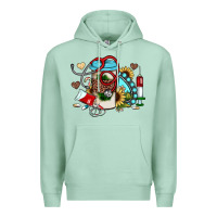 Seafoam Christmas sunflower gemstone nurse Premium Hoodie - JahusDesignShop
