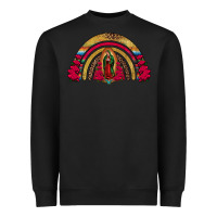 Black lady of guadalupe rainbow Heavyweight Sweatshirt - Jasminsmagicworld