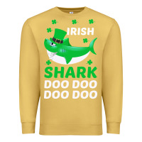 Antique Gold Irish Shark Doo Doo Doo Saint Patricks Day Premium Sweatshirt - Bettercallsaul
