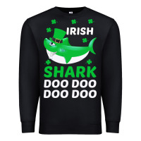 Black Irish Shark Doo Doo Doo Saint Patricks Day Premium Sweatshirt - Bettercallsaul