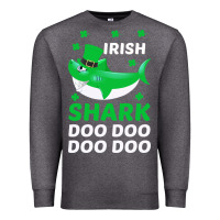 Irish Shark Doo Doo Doo Saint Patricks Day Premium Sweatshirt | Teevron