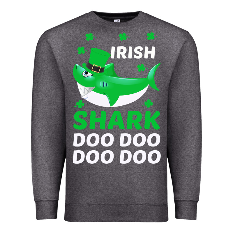 Irish Shark Doo Doo Doo Saint Patricks Day Premium Sweatshirt by Bettercallsaul | Teevron