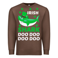 Chestnut Irish Shark Doo Doo Doo Saint Patricks Day Premium Sweatshirt - Bettercallsaul