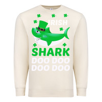 Sandshell Irish Shark Doo Doo Doo Saint Patricks Day Premium Sweatshirt - Bettercallsaul