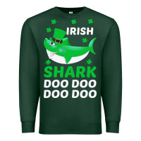 Sports Green Irish Shark Doo Doo Doo Saint Patricks Day Premium Sweatshirt - Bettercallsaul