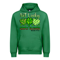 Emerald St. Patrick's Not lucky simply blessed Urban Hoodie - OliviaCreatesArt