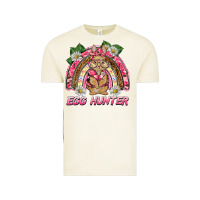 Vintage Arctic easter pink camouflage egg hunter  bunny rainbow Vintage Tee - BarkalooDesign