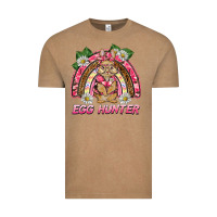 Vintage Coffee easter pink camouflage egg hunter  bunny rainbow Vintage Tee - BarkalooDesign