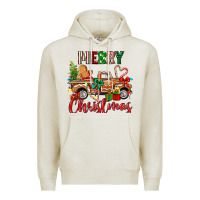 Merry Christmas Gingerbread Truck Premium Hoodie | Teevron