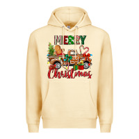 Pina Colada merry christmas gingerbread truck Premium Hoodie - texasbilliewilder
