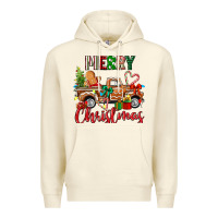 Sandshell merry christmas gingerbread truck Premium Hoodie - texasbilliewilder