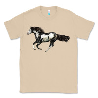 Mushroom American Paint Horse Classic Tee - LillyAllenDesigns