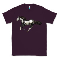 Plum American Paint Horse Classic Tee - LillyAllenDesigns