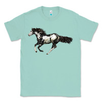 Seafoam American Paint Horse Classic Tee - LillyAllenDesigns