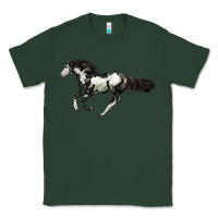 Sports Green American Paint Horse Classic Tee - LillyAllenDesigns