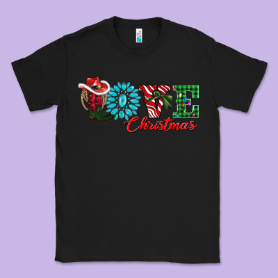 Love Christmas Classic Tee Designed By Adodesignshop