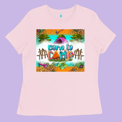 Born To Camp Ladies Tee Designed By Zillion Design Studio