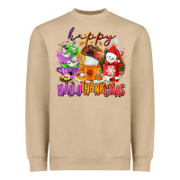 Mushroom Happy Hallothanksmas coffee cups Heavyweight Sweatshirt - NancyCooperArtShop