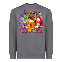 Storm Happy Hallothanksmas coffee cups Heavyweight Sweatshirt - NancyCooperArtShop
