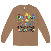 Toasted Coconut 100 days of embracing differences Long Sleeve Tee - MaliasSmallBusiness