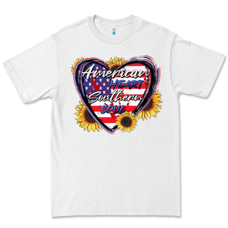 American Heart Southern Soul Premium Tee by CowGirlArtShop | Teevron
