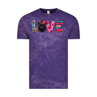 Cloud Purple belted galloway Vintage Tee - AdoDesignShop