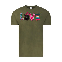 Vintage Olive belted galloway Vintage Tee - AdoDesignShop