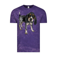 Cloud Purple bluetick coonhound Vintage Tee - LillyAllenDesigns