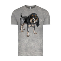 Cloud Rock bluetick coonhound Vintage Tee - LillyAllenDesigns