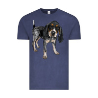 Vintage Denim bluetick coonhound Vintage Tee - LillyAllenDesigns
