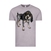 Vintage Zinc bluetick coonhound Vintage Tee - LillyAllenDesigns