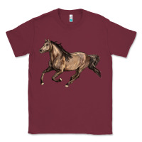 Burgundy Missouri Fox Trotter horse Classic Tee - LillyAllenDesigns