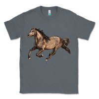 Charcoal Heather Missouri Fox Trotter horse Classic Tee - LillyAllenDesigns