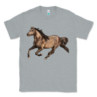 Heather Grey Missouri Fox Trotter horse Classic Tee - LillyAllenDesigns