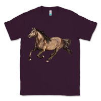 Plum Missouri Fox Trotter horse Classic Tee - LillyAllenDesigns