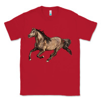 Red Missouri Fox Trotter horse Classic Tee - LillyAllenDesigns