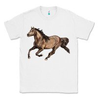 White Missouri Fox Trotter horse Classic Tee - LillyAllenDesigns