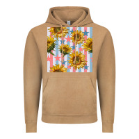 Vintage Camel patriotic sunflowers stripes and stars seamless patrern Vintage Hoodie - BundleAndBundleShop