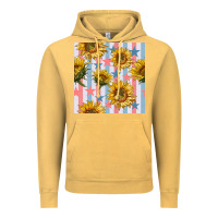 Vintage Mustard patriotic sunflowers stripes and stars seamless patrern Vintage Hoodie - BundleAndBundleShop