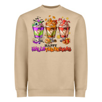 Happy Hallothanksmas Coffee Cups Heavyweight Sweatshirt | Teevron