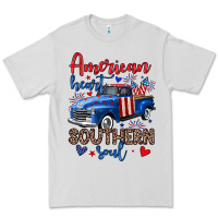 Dove Grey American heart southern soul truck Premium Tee - Neo Western