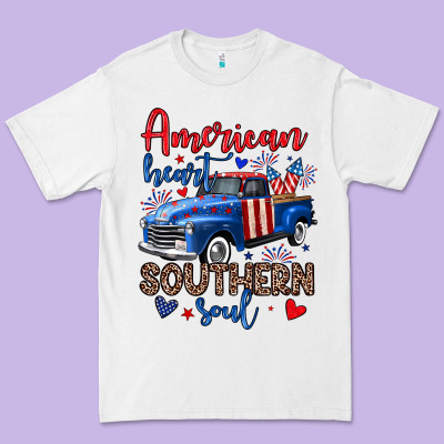 American Heart Southern Soul Truck Premium Tee Designed By Neo Western