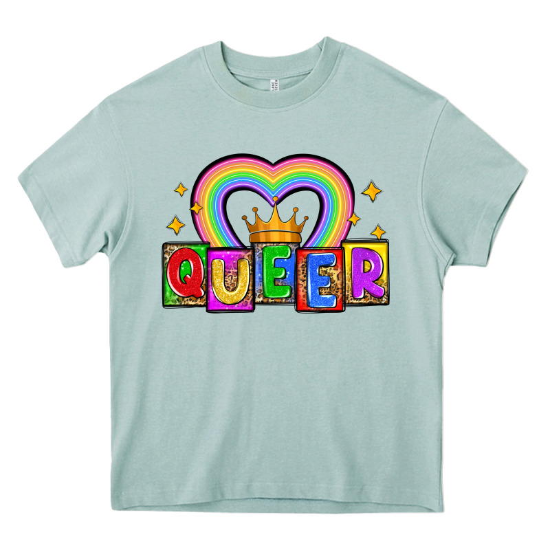 Queer Heavy Core Tee by Zillion Design Studio | Teevron