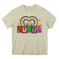 Mossy queer Heavy Core Tee - Zillion Design Studio