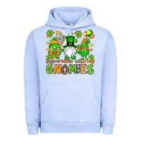 Pigment Grape Ice St. Patrick's Day shamrockin' with my gnomies Urban Hoodie - OliviaCreatesArt