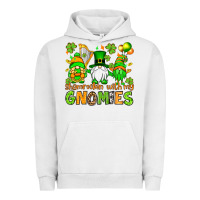 Pigment Lunar Rock St. Patrick's Day shamrockin' with my gnomies Urban Hoodie - OliviaCreatesArt