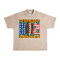 French Oak American football and america Urban Heavy Tee - NancyCooperArtShop