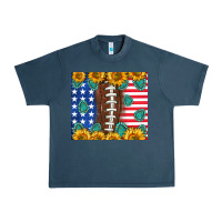 Midnight Navy American football and america Urban Heavy Tee - NancyCooperArtShop