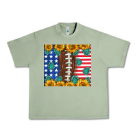 Oil Green American football and america Urban Heavy Tee - NancyCooperArtShop